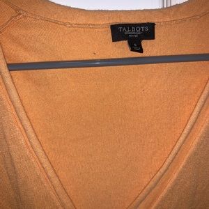 Talbots Orange Women’s Small Cardigan